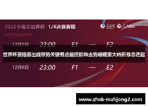 世界杯资格赛出线形势关键看点最终阶段走势暗藏重大转折悬念迭起